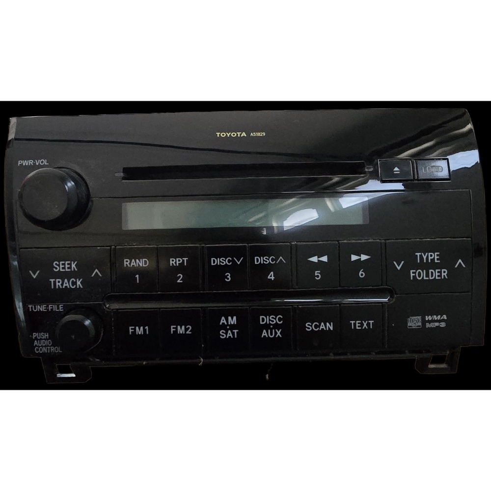 OEM AM/FM single‎ CD player radio unit for a 2007-2013 Toyota Tundra or Sequoia